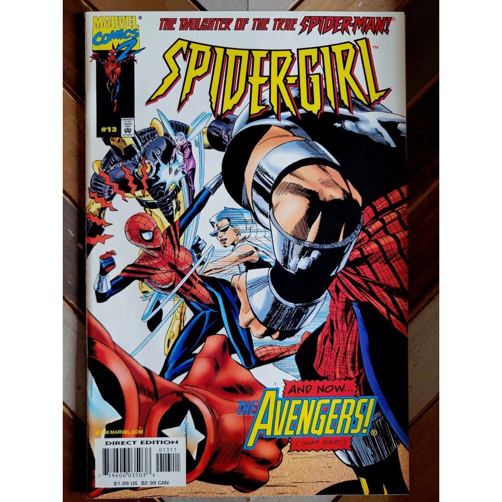Spider-Girl #13 (Marvel 1999) "Now, The Avengers" Pat Olliffe Art 9.0 VF/NM